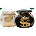 Money Bag Specialty Keeper Banks - White